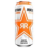 Rockstar Pure Zero Energy Drink Mandarin Orange - 16 FZ - Image 3