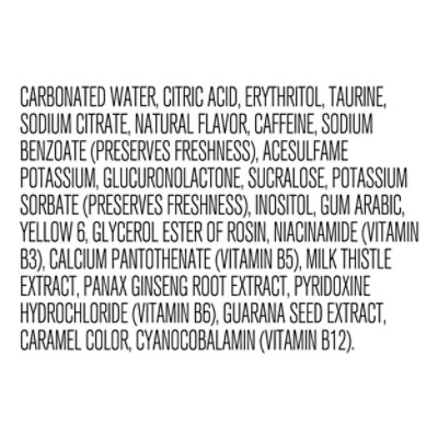 Rockstar Pure Zero Energy Drink Mandarin Orange - 16 FZ - Image 4