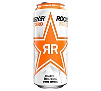 Rockstar Pure Zero Energy Drink Mandarin Orange - 16 FZ