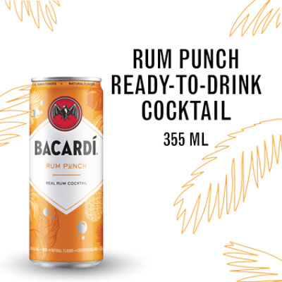 Bacardi Rum Drinks Cocktails Multipack - 4-1.4 Liter - Image 1