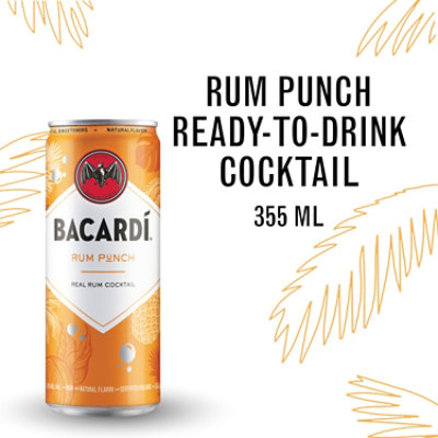 Bacardi Rum Drinks Cocktails Multipack - 4-1.4 Liter