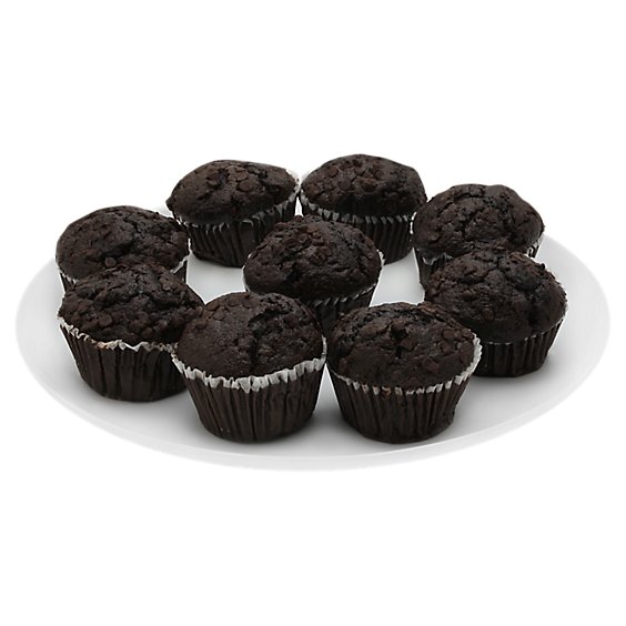 Double Chocolate Muffins 9 Count - EA