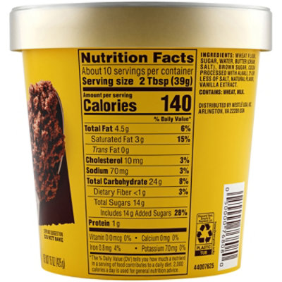 Nestle Toll House Edible Fudge Brownie B - 15 OZ - Image 6