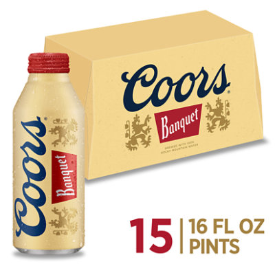 Coors Banquet Beer Cans 15 Count - 16 Fl. Oz. - Image 1