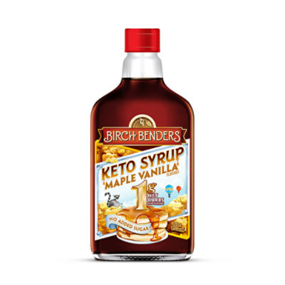 Birch Benders Monk Fruit Maple Vanilla Pancake Syrup - 13 FZ