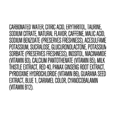 Rockstar Pure Zero Energy Drink Grape - 16 FZ - Image 4