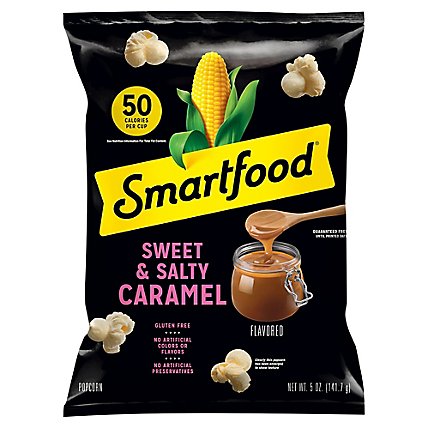 Smartfood Smart 50 Flavored Popcorn Sweet & Salty Caramel - 5 OZ - Image 3