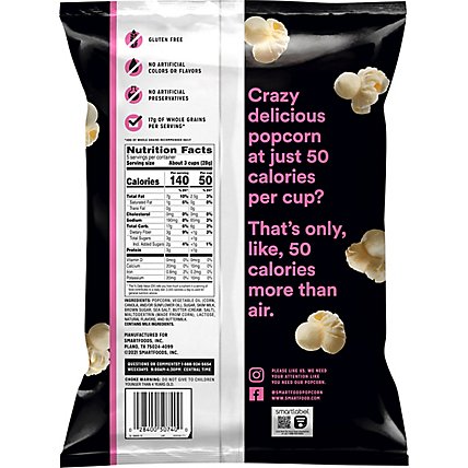 Smartfood Smart 50 Flavored Popcorn Sweet & Salty Caramel - 5 OZ - Image 6