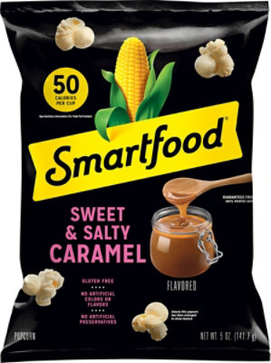 Smartfood Smart 50 Flavored Popcorn Sweet & Salty Caramel - 5 OZ - Image 2