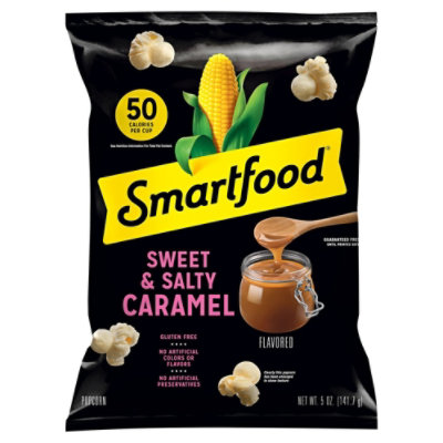 Smartfood Smart 50 Flavored Popcorn Sweet & Salty Caramel - 5 OZ - Image 1