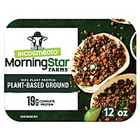 MorningStar Farms Incogmeato Meatless Ground Beef Vegan PlantBased Protein Original - 12 Oz - Image 2
