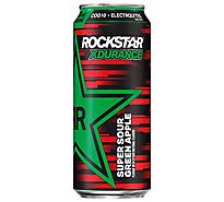 Rockstar Xdurance Energy Drink Super Sour Green Apple - 16 FZ