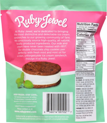 Ruby Jewel Treats Dark Chocolate With Fresh Mint - 5 OZ - Image 6