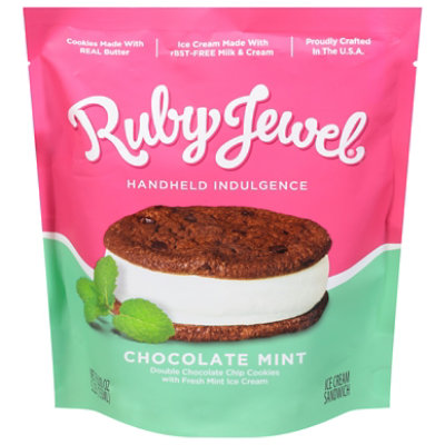 Ruby Jewel Treats Dark Chocolate With Fresh Mint - 5 OZ - Image 2