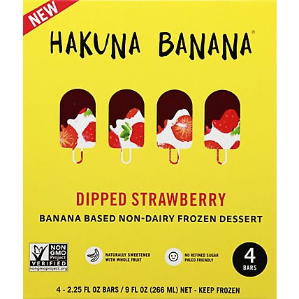 Hakuna Banana Bars Strawberry Dipped - 2.25 OZ - Image 2