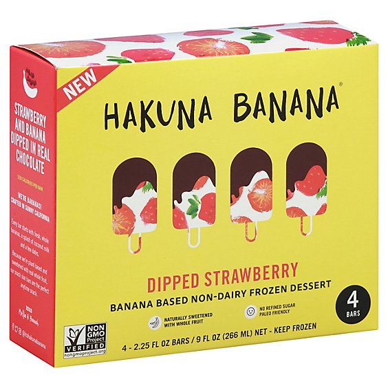 Hakuna Banana Bars Strawberry Dipped - 2.25 OZ