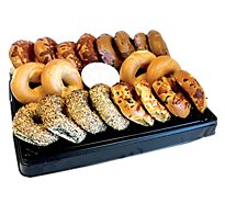 Signature Select Catering Tray Astd Bagels & Cream Cheese - EA