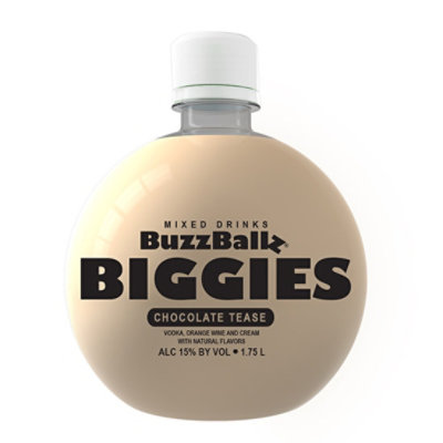 Buzzballz Biggies Chocolate - 1.75 Liter