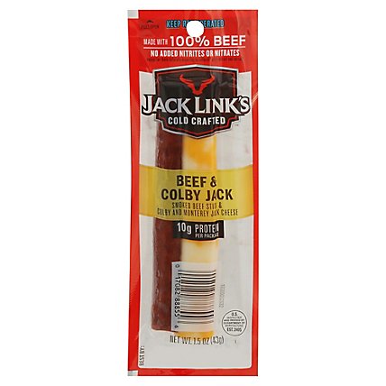Jack Links Orignal Beef & Colby Jack Cheese Sticks - 1.5 OZ - Image 1