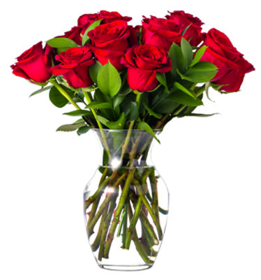 Classic Dozen Rose Arrangement - EACH - Image 1