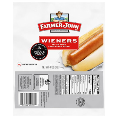 Farmer John Wieners Meat - 3 LB
