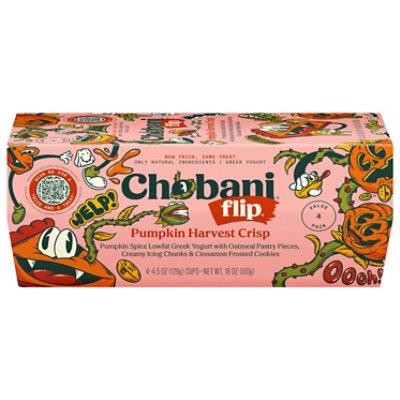 Chobani Flip Low-Fat Limited Batch Autumn Harvest Crisp Greek Yogurt - 4-4.5 Oz - Image 2