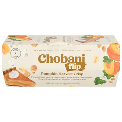 Chobani Flip Low-Fat Limited Batch Autumn Harvest Crisp Greek Yogurt - 4-4.5 Oz