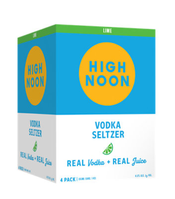 High Noon Lime Vodka Hard Seltzer Single Serve Cans - 4-355 Ml