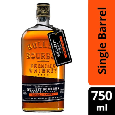 Bulleit Bourbon Single Barrel Whiskey - 750 Ml - Image 1