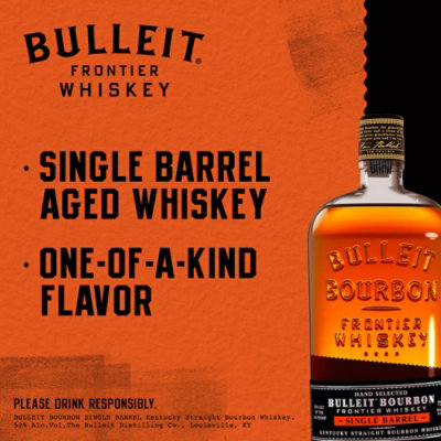 Bulleit Bourbon Single Barrel Whiskey - 750 Ml - Image 1