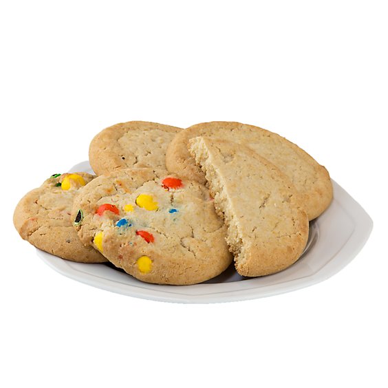 In-store Bakery Cookies Jumbo Rainbow Chip 2 Count - EA