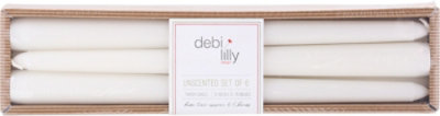 Debi Lilly Design Everyday Unscented Taper Set Of 6 - Each - Image 2