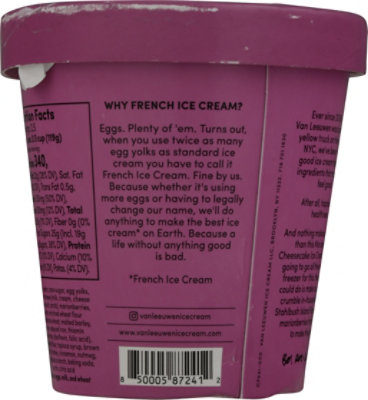 Vanleeuwen Ice Cream Marionbrry Chs Cake - 14 OZ - Image 6