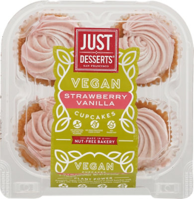 Cupcake Vegan Strawberry Vanilla - 4 CT - Image 2