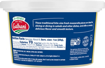 Galbani Mozzarella Bocconcini Cup - 8 OZ - Image 6