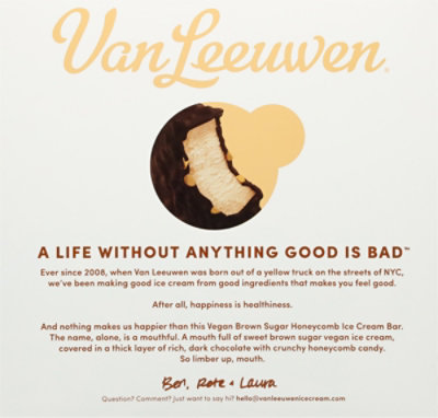 Vanleeuwen Brown Sugar Honeycomb Bar - 9.2 OZ - Image 6