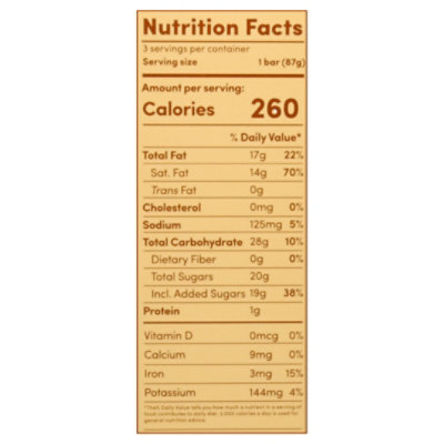 Vanleeuwen Brown Sugar Honeycomb Bar - 9.2 OZ - Image 4