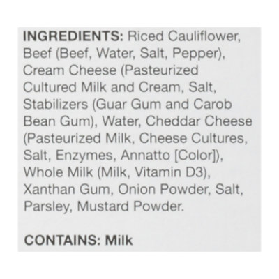 Realgood Creamy Mashed Cauliflower & Braised Beef Bowl - 9 OZ - Image 5