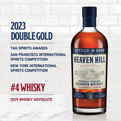 Heaven Hill Kentucky Straight 7 Year 100 Proof - 750 Ml (Limited quantities may be avaliable in store) - Image 4