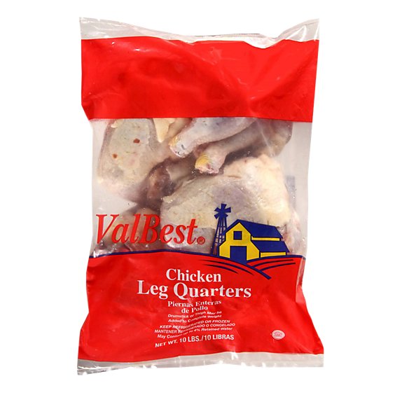 Valbest Chicken Leg Quarters - 10 LB
