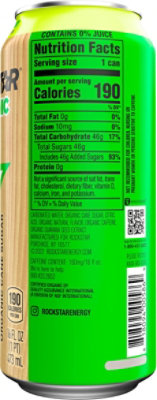 Rockstar Organic Energy Drink Island Fruit - 16 FZ - Image 6