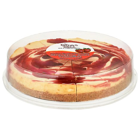 The Fathers Table Strawberry Swirl Cheesecake - 40 OZ
