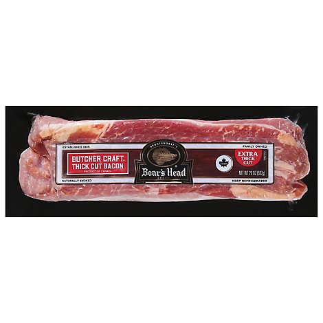 Boars Head Butcher Craft Thick Cut Bacon - 20 Oz
