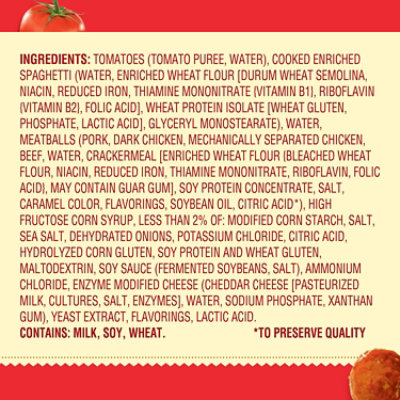 Chef Boyardee Mini Spaghetti And Meatballs - 14.5 Oz - Image 5