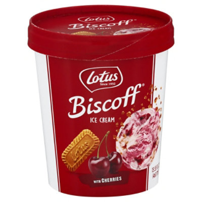  Biscoff Cherry Ice Cream - 1 PT 