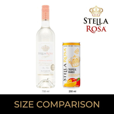 Stella Rosa Tropical Mango Semi Sweet White Wine - 2-250 Ml - Image 4