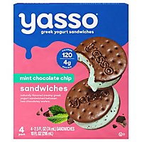 Yasso Sandwich Yogurt Mint Chocolate - 12 OZ - Image 3