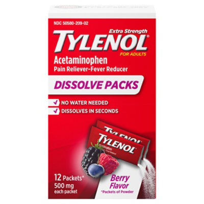 Tylenol Powder Pack Berry - 12 CT - Image 3