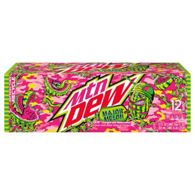 Mtn Dew Soda Major Melon Watermelon - 144 FZ - Image 3