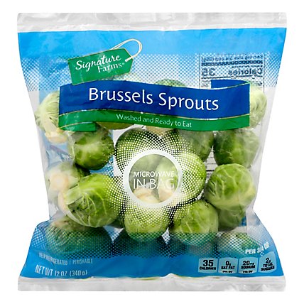 Signature Farms Brussels Sprouts - 12 OZ - Image 3